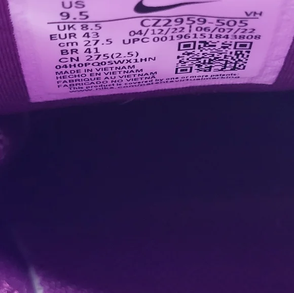 Nike Force SB Low Viotech - Purple Men's Size 9.5 - Picture 10 of 10